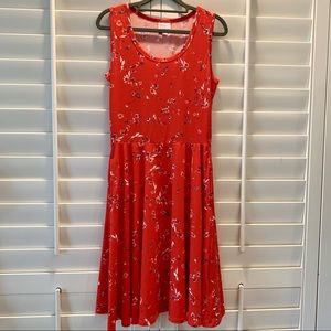 🎉Two for $10🎉 LuLaRoe dress w/ pockets! Red
